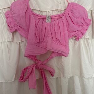 Lot of 2 Blanco by Nature tie crops from Dear Hannah Prep